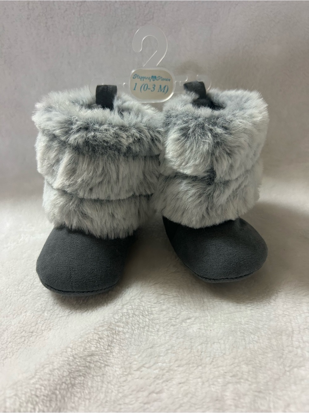 Stepping Stone Baby Faux Fur Boots 0-3 months